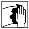 Cleaning pictogram