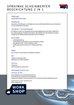 SprayMax Spot-Repair Seminar Scheinwerferbeschichtung 2in1