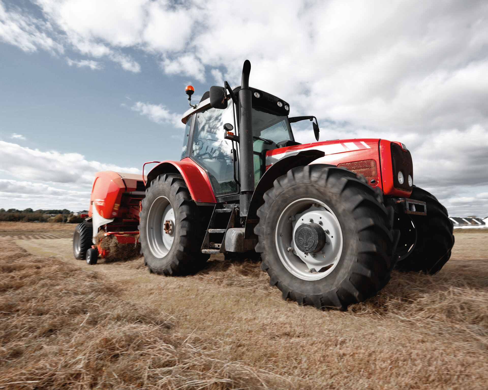 Paintwork repairs to construction vehicle