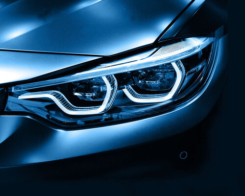 Headlight lens recoating