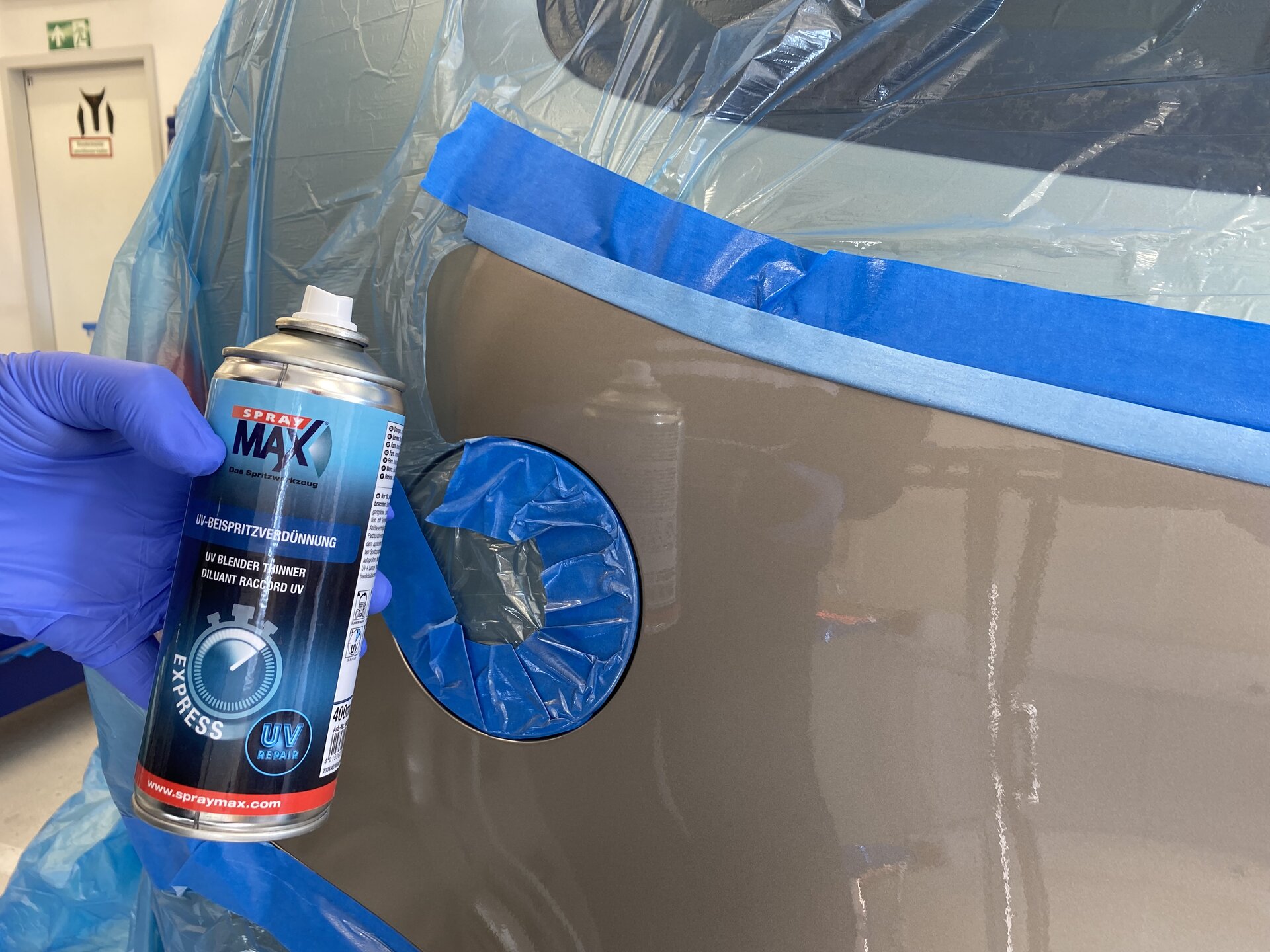 UV Beispritzverdünnung