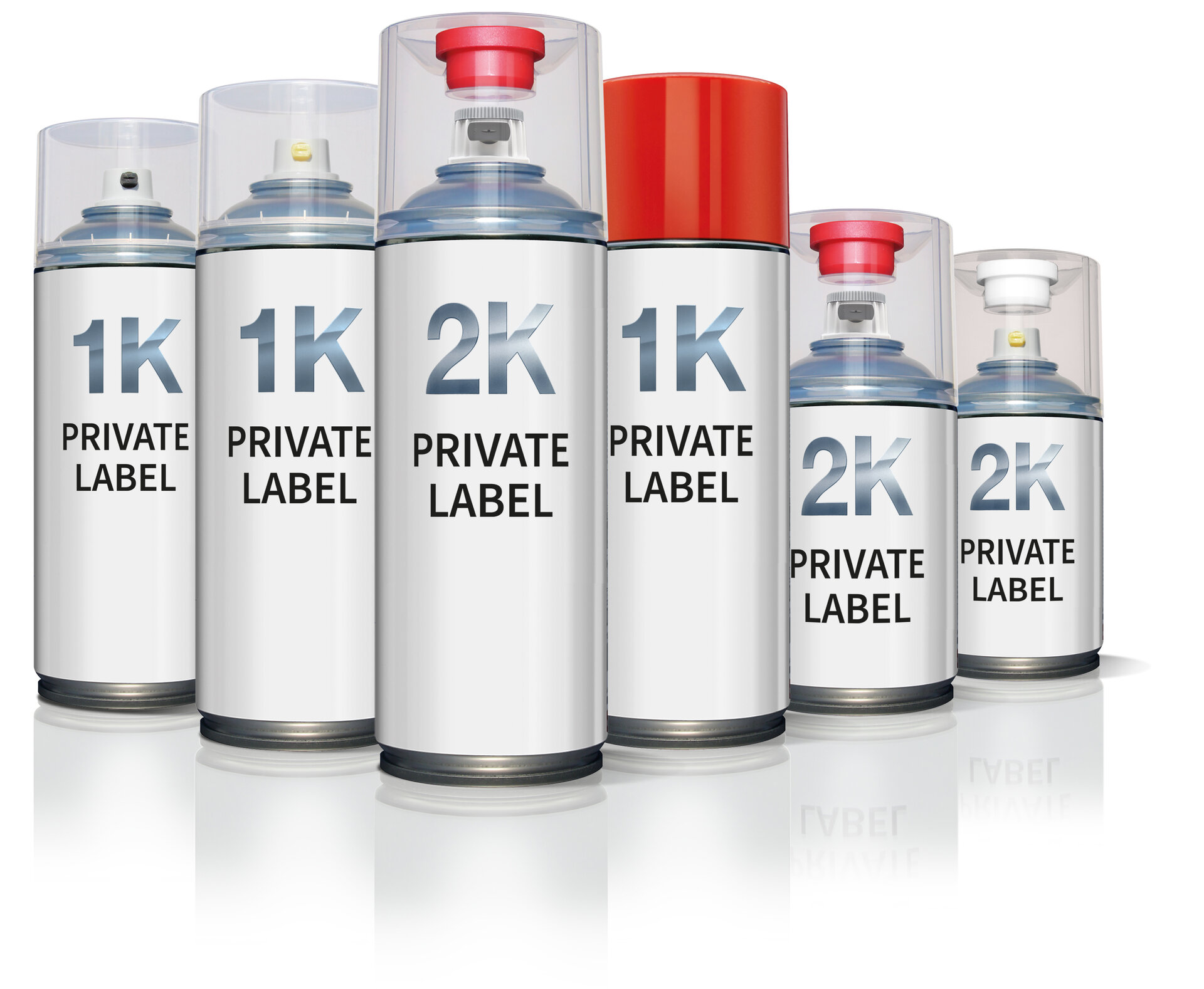 Private label spray cans