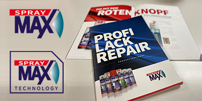 New SprayMax logos and catalogues